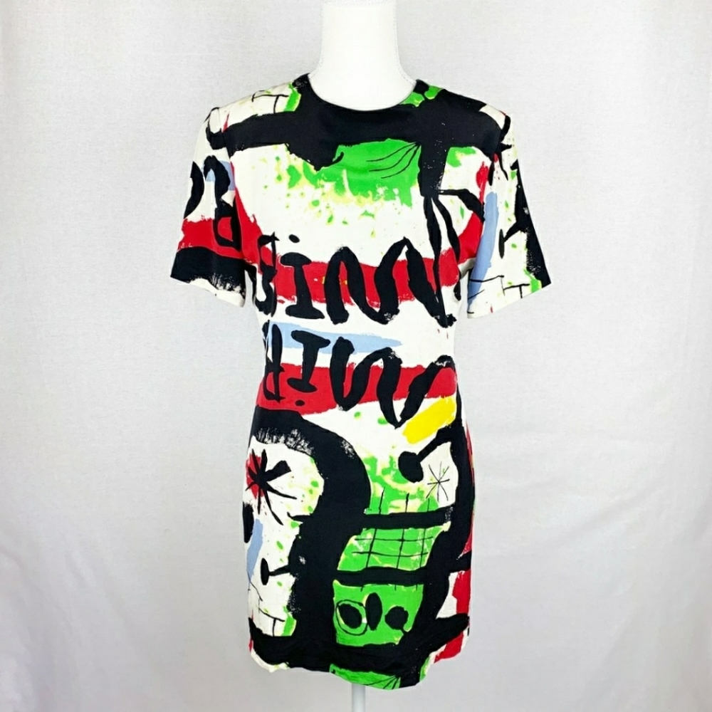 Geometric Print Mini Dress
